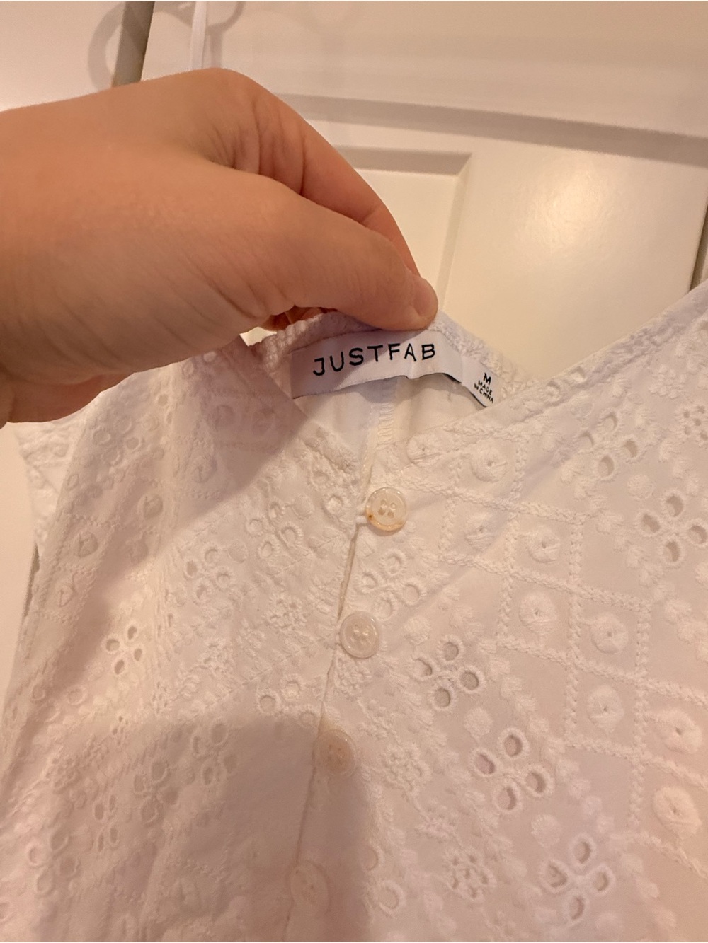 Rebellion White Eyelet Tiered Maxi Dress - Picture 11 of 14